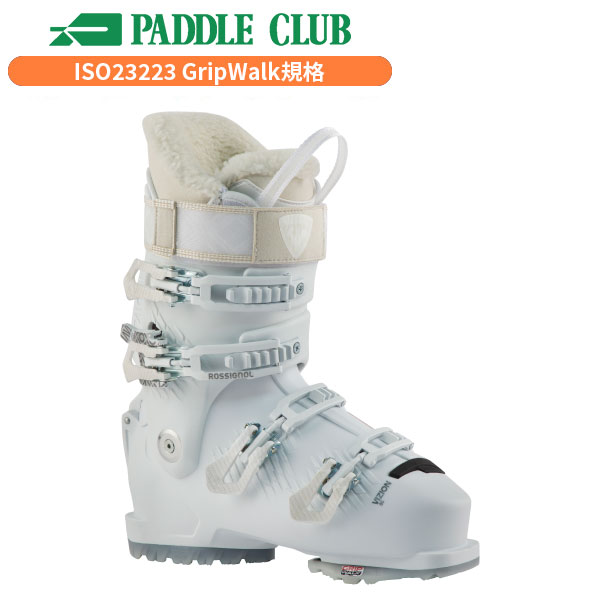 ロシニョール女性用スキー用ブーツ ホワイト/ブルー ロシニョール女性