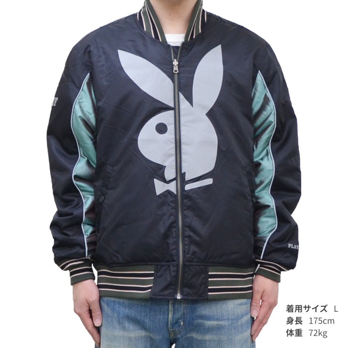 HUF × PLAYBOY ハフ × プレイボーイ ジャケット REVERSIBLE BOMBER
