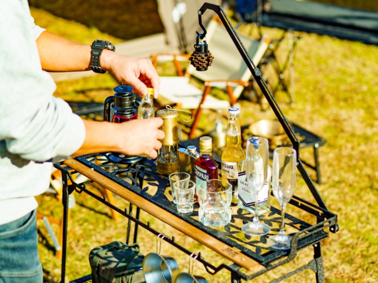 バーカウンターテーブル TAIJYUversion:アウトドアテーブル