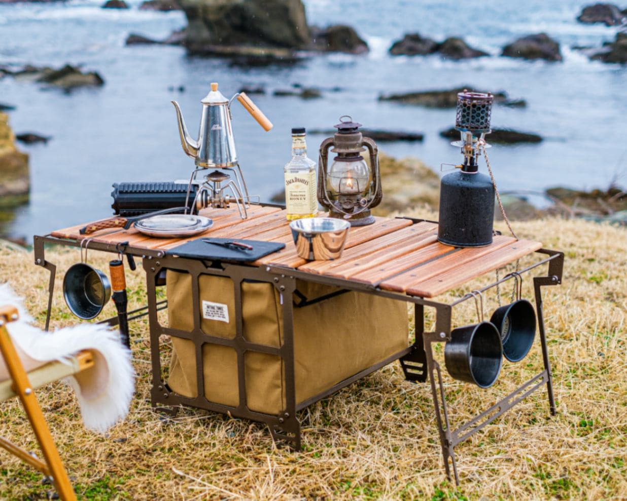 テーブル・チェア・ハンモック NATURE TONES THE SIDE UP BOX テーブル