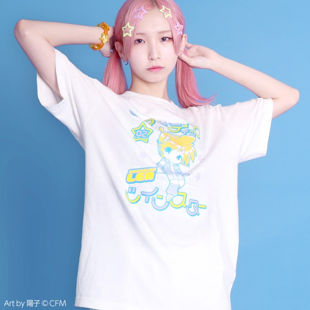 鏡音リン・レン ロマンティック☆ツインスター ネオンTシャツ 鏡音レン