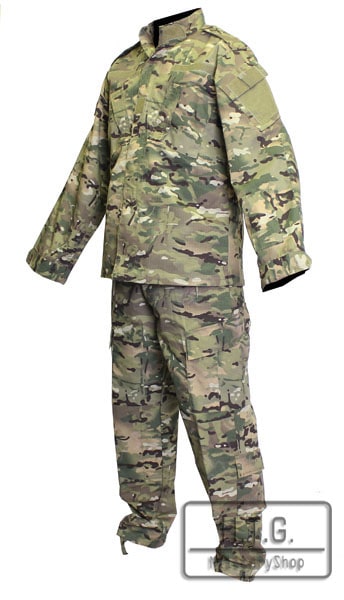 迷彩服 BDU マルチカム MC Ver.4 上下セット ブーニーハット付属 三点
