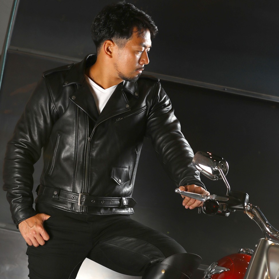 バイク カウレザーダブルジャケット[19WJ-15] ウェア,メンズ