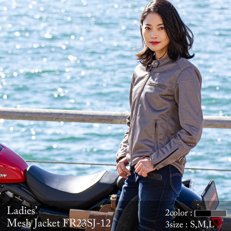 バイク レディーステキスタイルメッシュジャケット[FR23SJ-12] ウェア