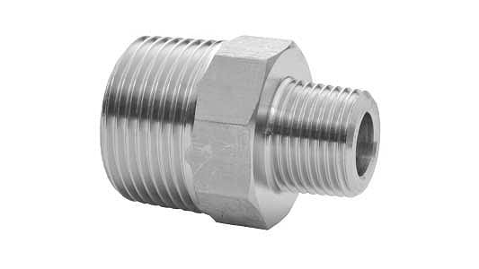 継手 径違い六角ニップルSTNR 《ｽﾃﾝﾚｽ(303､304､XM7等)/生地(または