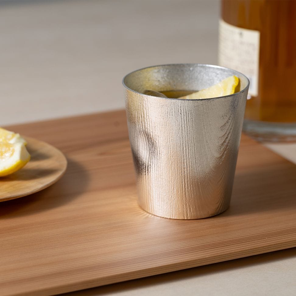 NAJIMIタンブラー - 浮造り（うづくり）｜錫製雑貨・酒器の通販は能作