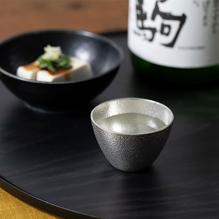 ぐい呑 2ヶセット（桐箱入）｜錫製雑貨・酒器の通販は能作オンライン