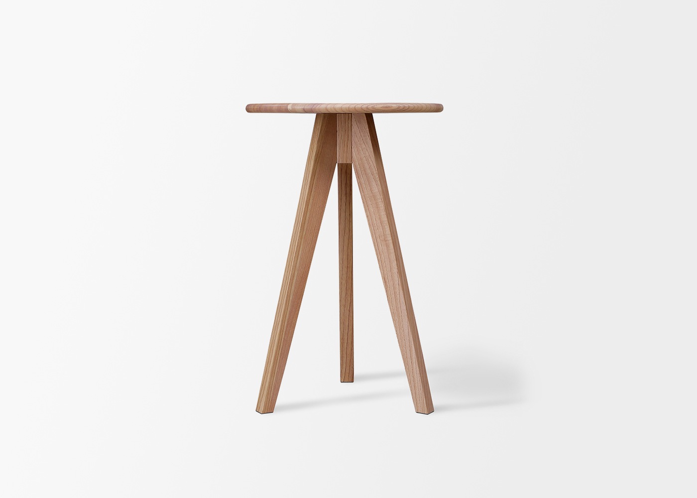 大川家具 コーヒーテーブル 高さ60cm センダン 無垢材 3本脚