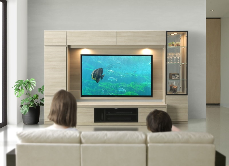 CA 幅260cm 壁面収納 壁面テレビ台 TV テレビボード 高級感 tvボード