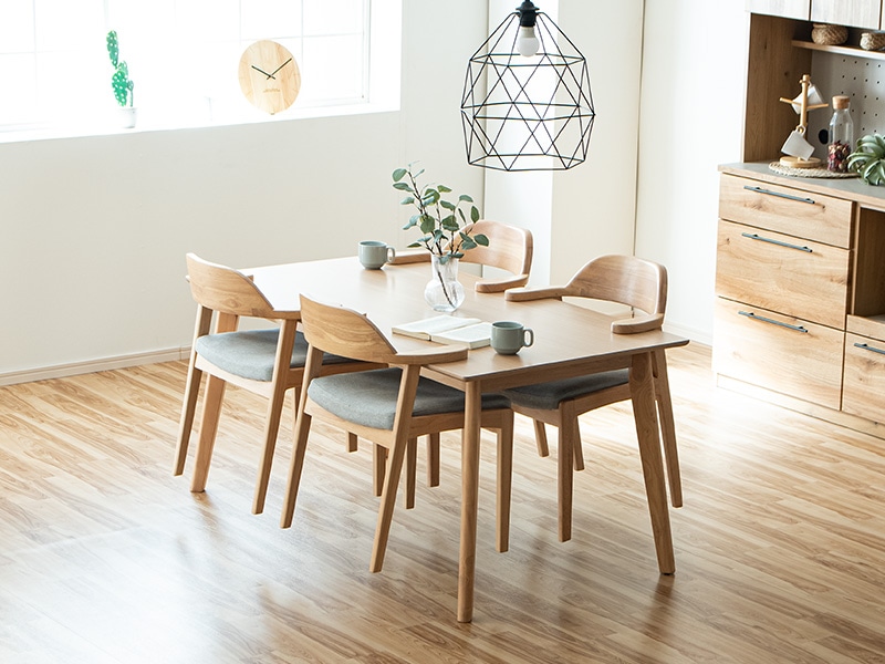 ダイニングテーブルセット 5点セット ダイニングセット 4人掛け 150cm