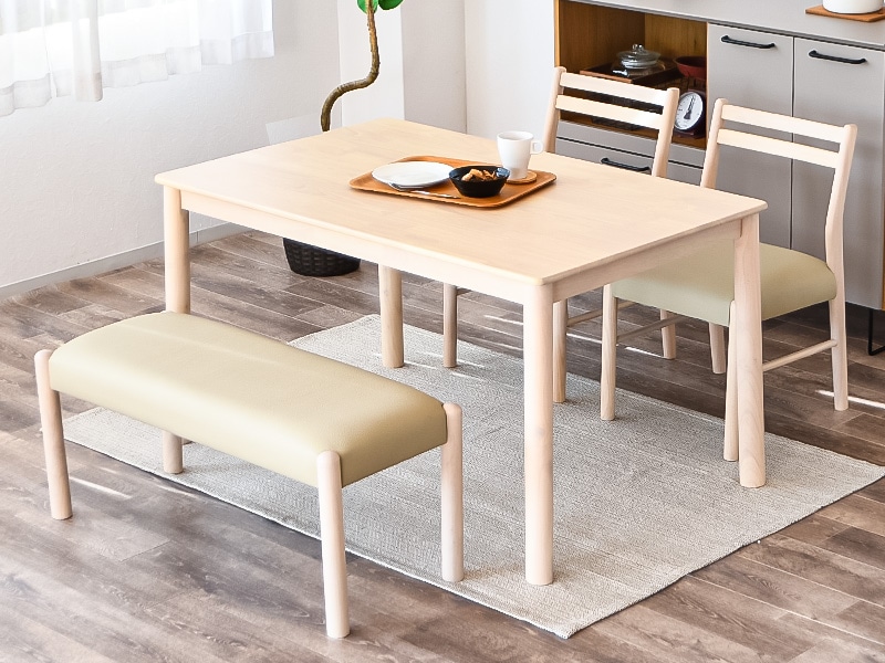 ダイニングテーブル ダイニングテーブルセット 4人 130cm 韓国風 白