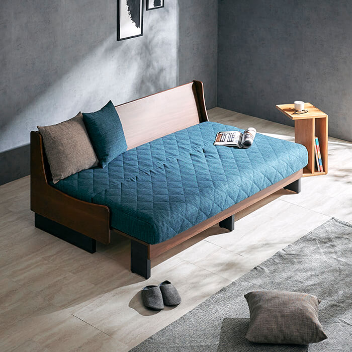 開梱設置無料]【大川家具】3人掛けソファベッド 180cm幅 アリア 張地全