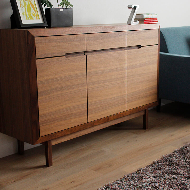 開梱設置無料]【大川家具】≪受注生産≫サイドボード 128cm幅 オペラ