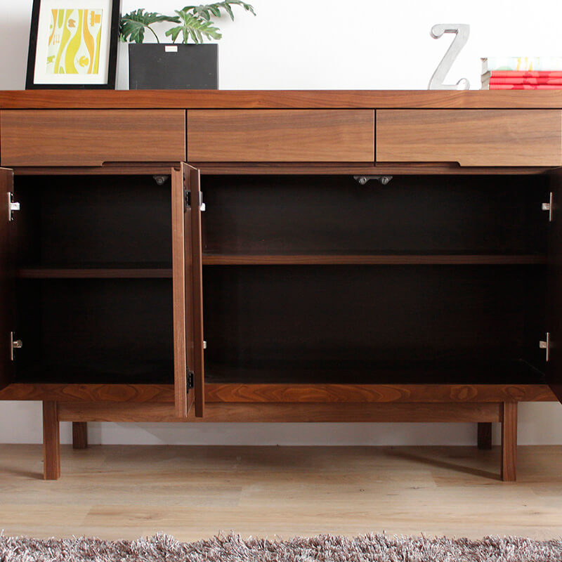 開梱設置無料]【大川家具】≪受注生産≫サイドボード 128cm幅 オペラ