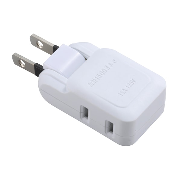 電源タップ マイクロタップ 2個口｜HS-A1414W 00-1414｜通販ならオーム