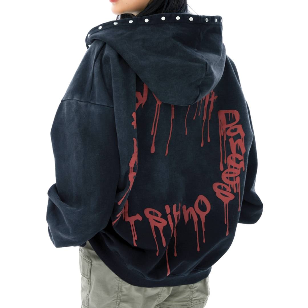 【極美品・XL】バーバリー 20AW サークルロゴ パーカー オーバーサイズ 黒 BURBERRY（バーバリー） パーカー レディース オーバーサイズ ロゴ