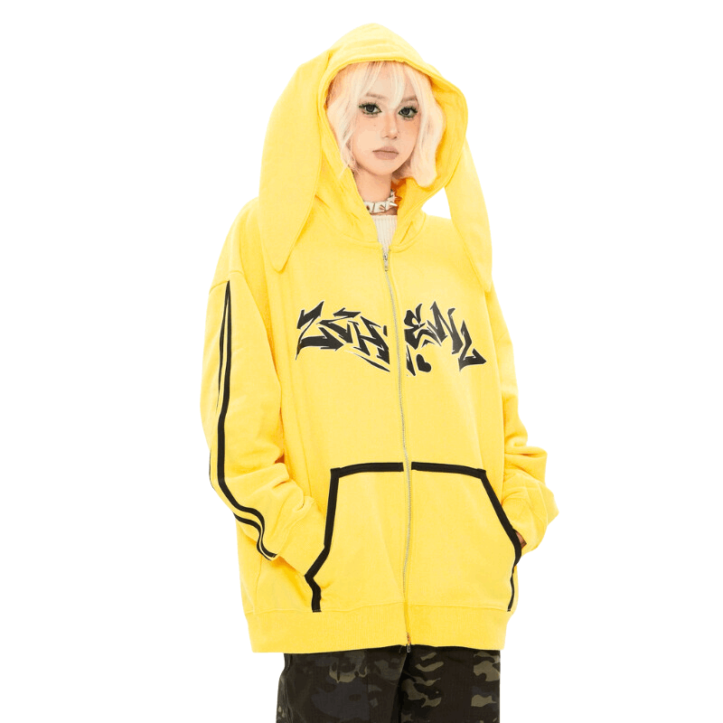 【TT様】ラフアンドスウェル SHIRANKEDOパーカー イエロー M 耳付きZZHenLロゴパーカー <B702> | トップス,パーカー | PCTOKYO