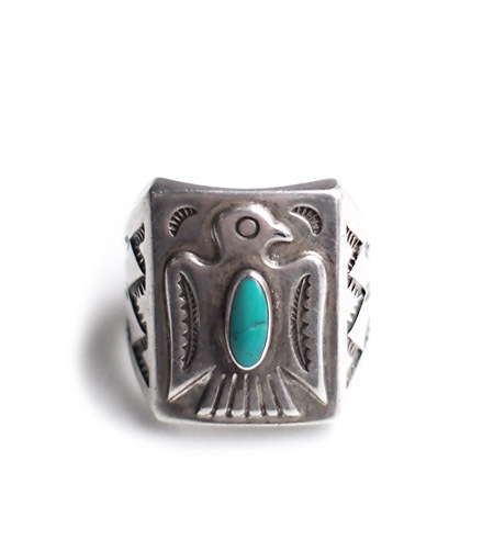 1940s Vintage Navajo ナバホ族 ターコイズ オン サンダーバード