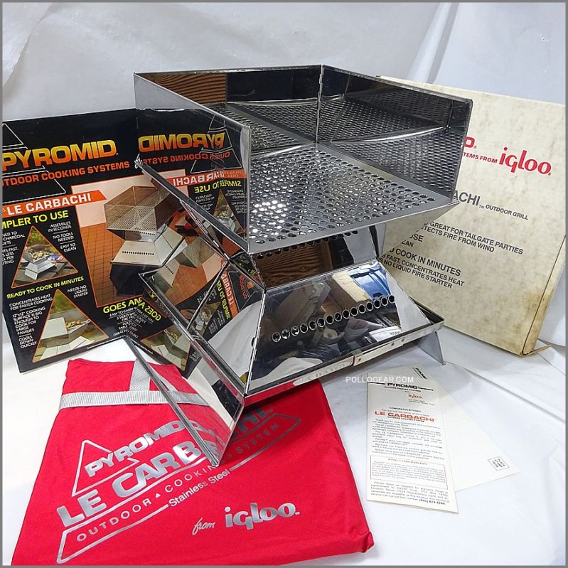 パイロミッド　pyromid アウトドアクッキングシステム 90's デッドストック PYROMID<BR>12インチ パイロミッド 焚火台<BR