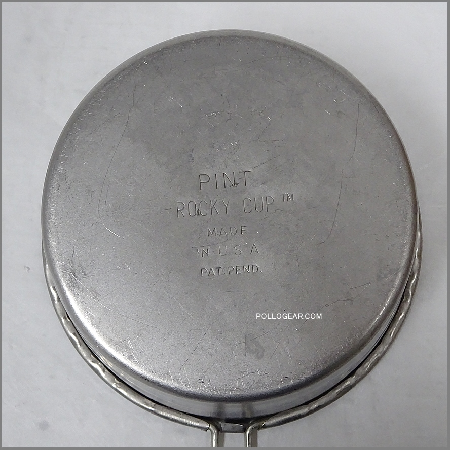 超希少品！【ロッキーカップ】ROCY CUP　1PINT　R刻印付き ROCKY CUP (ロッキーカップ) シェラカップ Rマーク刻印 USA製 1pint