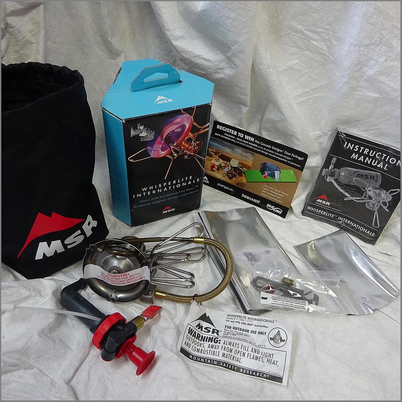 MSR ウィスパーライト インターナショナル ストーブ 中古 ➕燃料ボトル