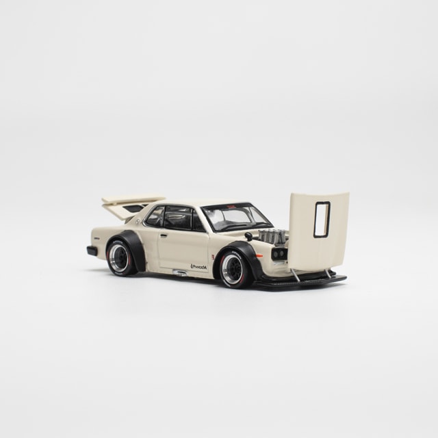 1/64 V8 Drift (Hakosuka) WHITE | Nissan | POP RACE WORLD JAPAN