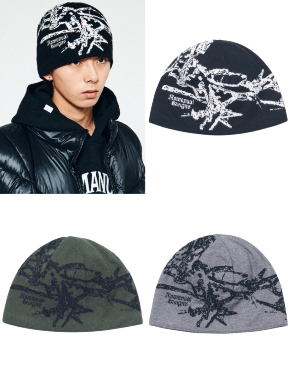 NOMANUAL】GRAPHIC JACQUARD BEANIE | OUR BRAND,NOMANUAL | PRESSING