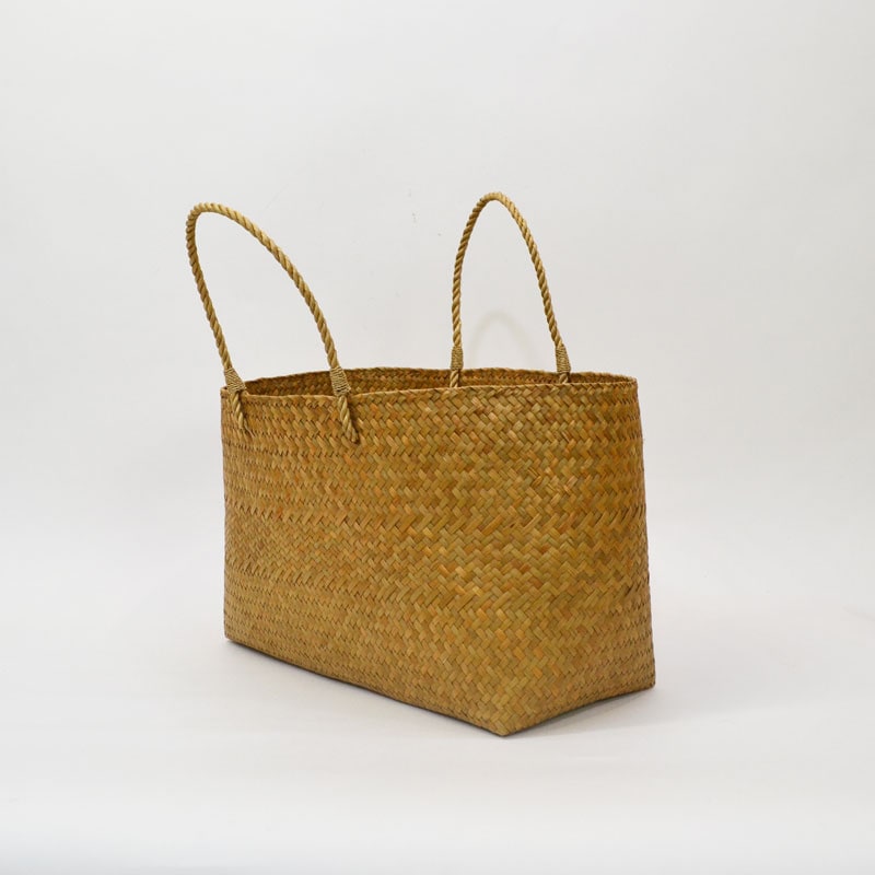 タイ製 カチュー マルシェバッグ XL かごバッグ 水草