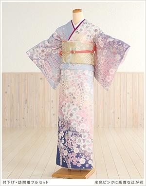 七五三 母親 着物 レンタル 訪問着 フルセット 卒業式 入学式 卒園式