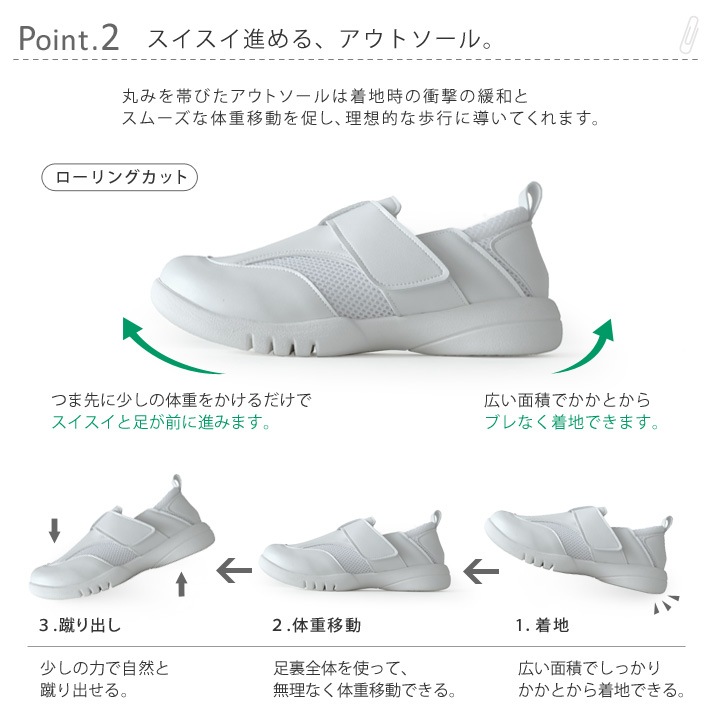 リゲッタワーク Re:getA Work RW-0031 軽量メッシュベルクロスニーカー