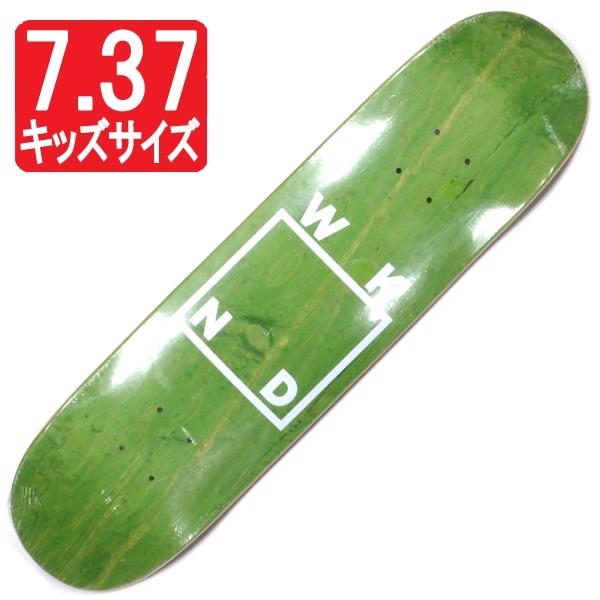 新品 WKND TVロゴ デッキ 7.75 グリーン スケボー 廃盤 ボード