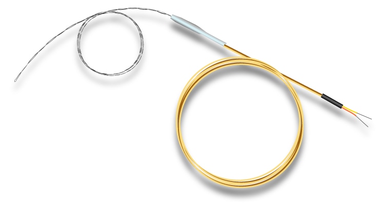 ST-55 極細型熱電対 φ0.1mmセラミックコート300mm長（先端部）・φ0