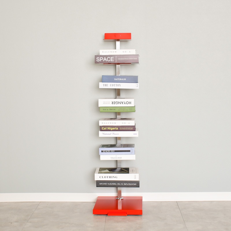 Tsum dock ブックタワー【隠しキャスター付・ハイタイプ8段