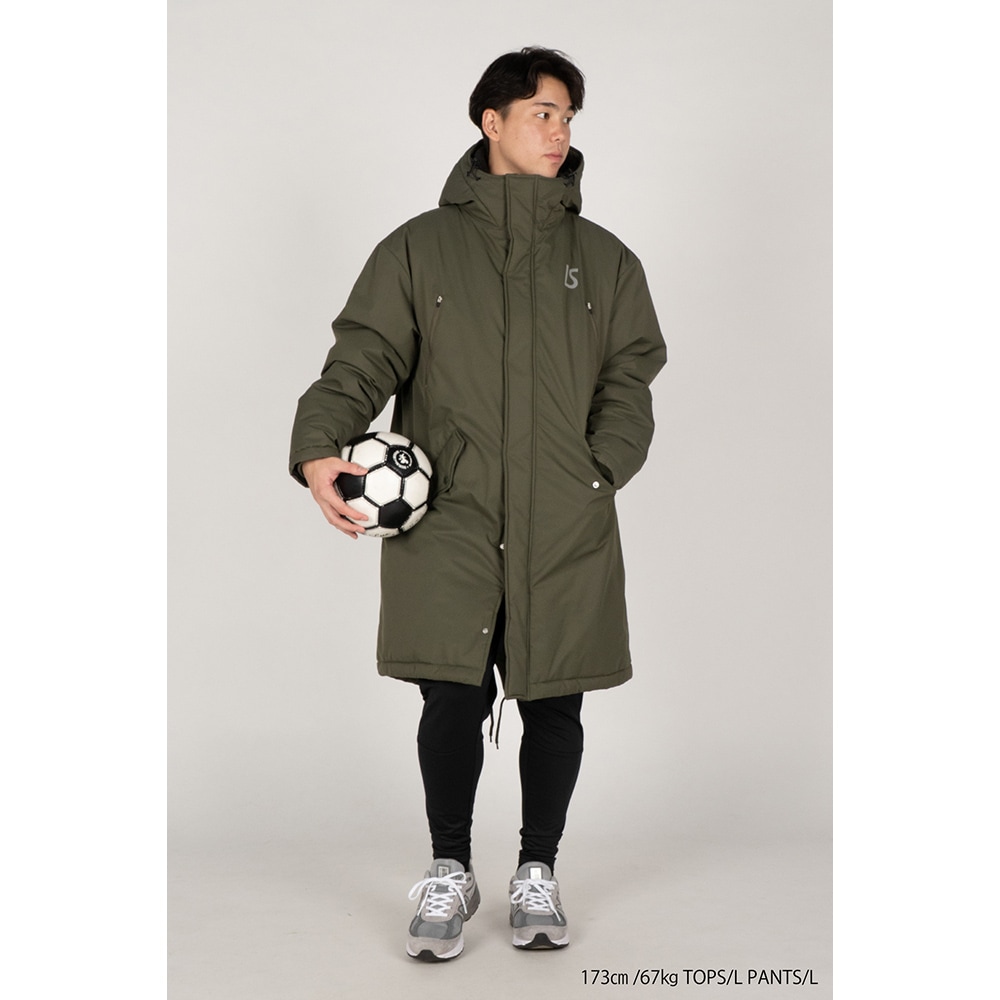 LUZ e SOMBRA フード付きハーフコートコート Lサイズ ルースイソンブラ