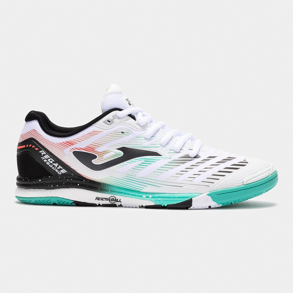 JOMA/ホマ フットサルシューズ REGATE REBOUND 2502 WHITE INDOOR