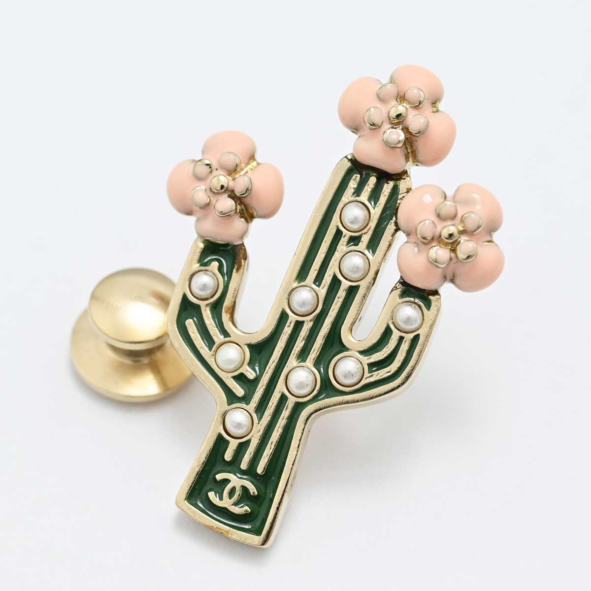 RU-5603 CHANEL ヴィンテージ ピンブローチ フェイクパール CHANEL