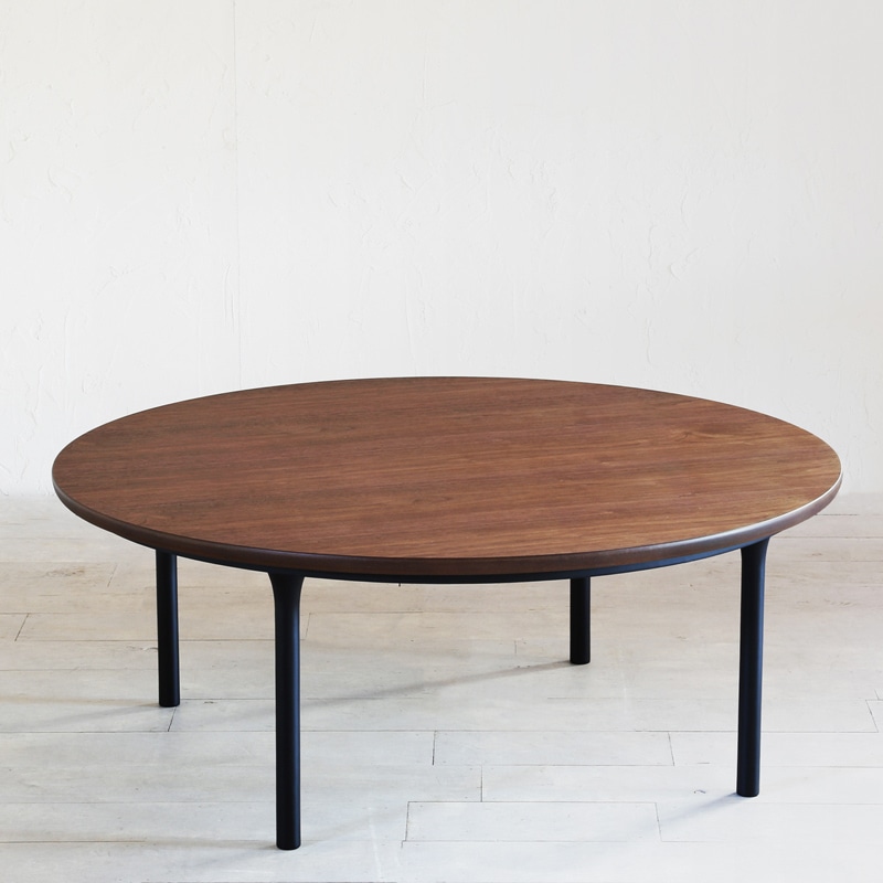 Wells｜ウェルズコタツテーブル｜ウォールナットの円形こたつ｜Nichibi