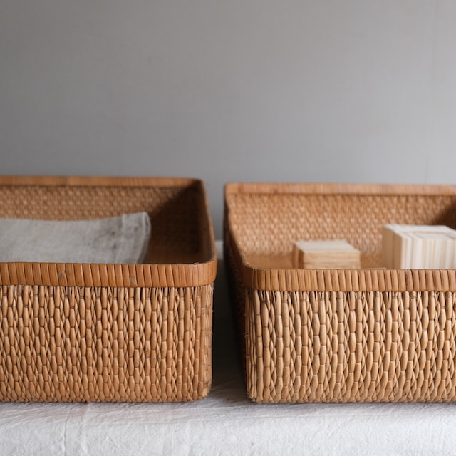 柳行李 ｜古雑貨,籠 バスケット｜古家具・アンティーク家具 R-select