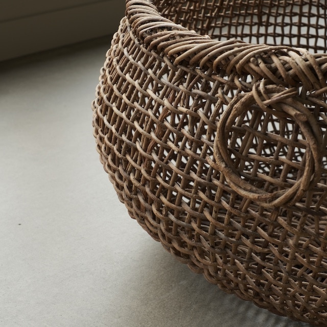 あけび 丸籠｜こだし編み｜古雑貨,籠 バスケット｜古家具