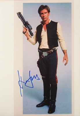 ハリソン・フォード 直筆オートグラフ（大判） | オートグラフ（直筆