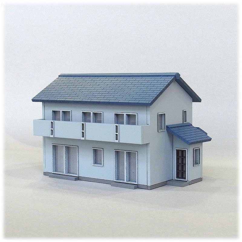 住宅001 ：創造堂 塗装済完成品 HO(1/87～1/80) HOS-001 | 建造物,建物