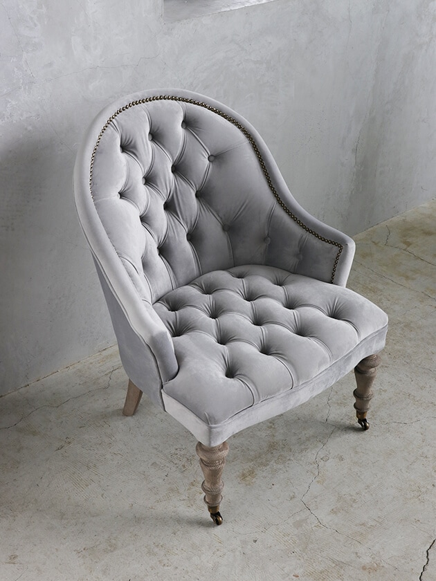 希少 フレンチテイスト Sarah Grace アームチェアシングルソファ