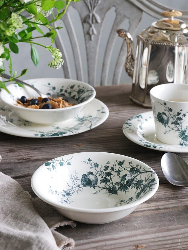 ジアン オアゾ・ブルー ディナー皿 GIEN Les Oiseaux ジアン オアゾ