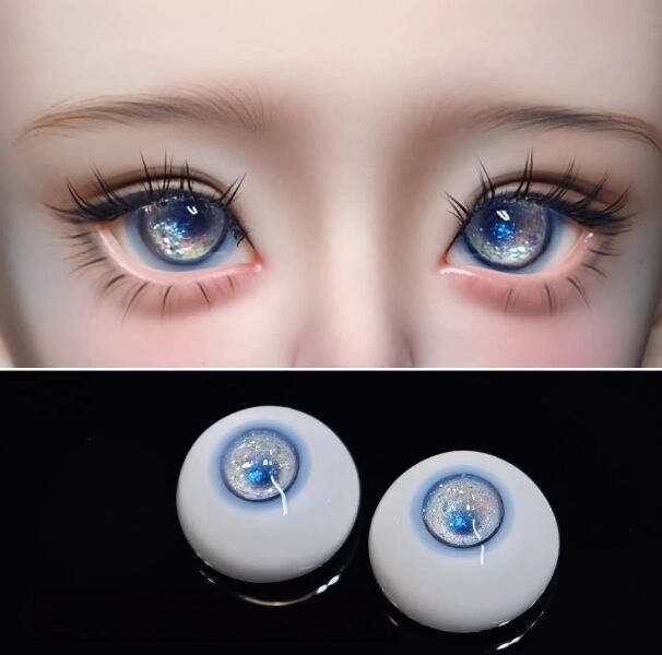 EYER500【xkm】ドール用グラスアイ14mm | ◇ドールアイ,グラスアイ