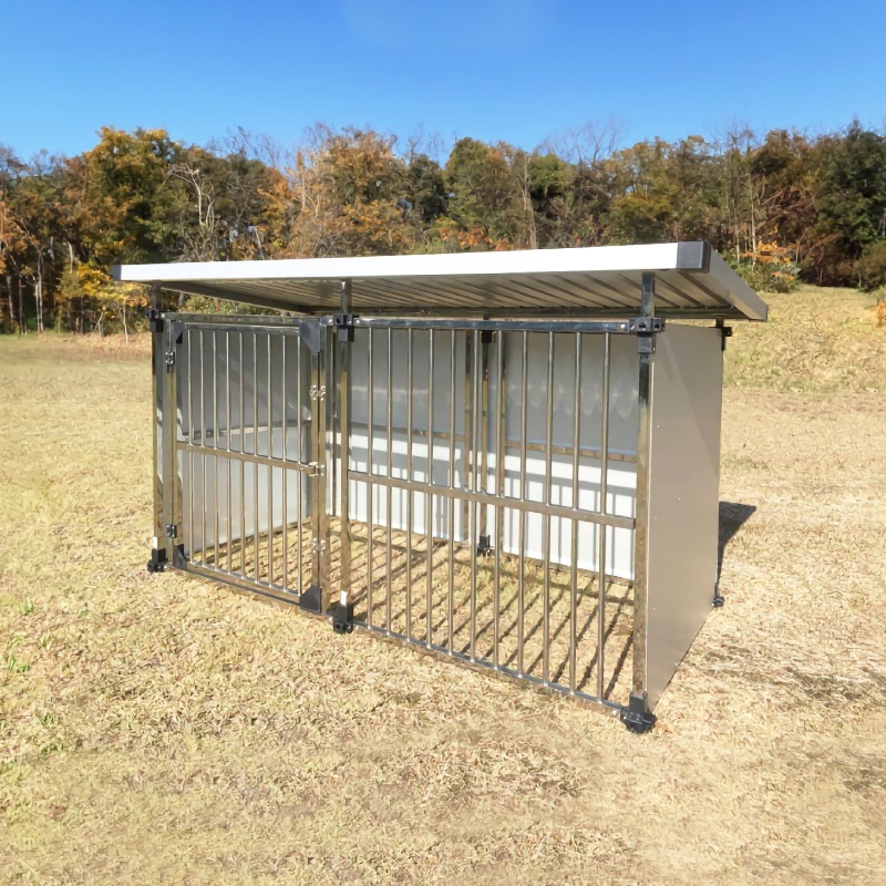 ステンレス製マルチ犬舎 【DFS-M1】 ドッグハウス メタルテック株式