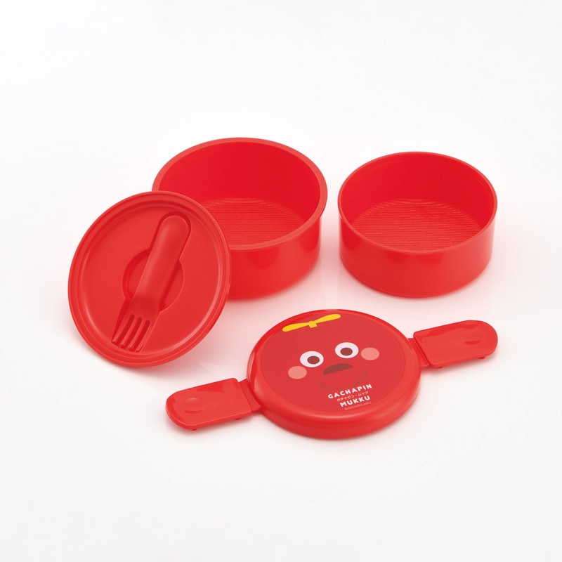 抗菌丸型ランチボックス 2段/500ml ムック／ONWR1AG_4973307683343