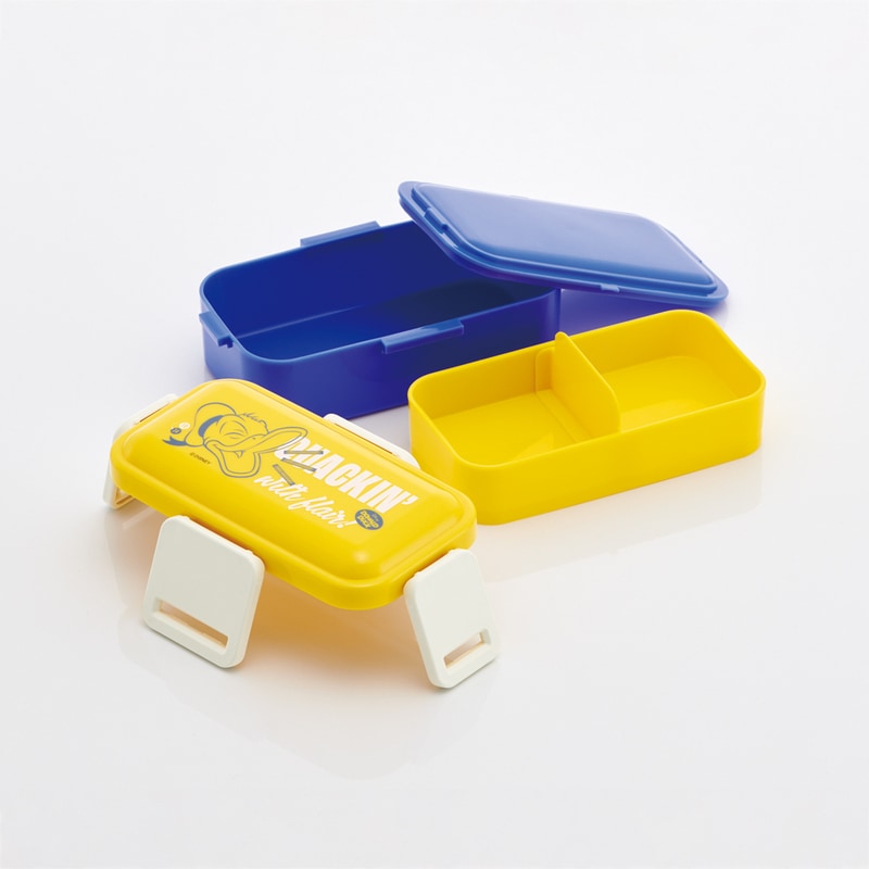 おかずがつぶれにくい抗菌ふわっとフタ弁当箱 2段/600ml ドナルド