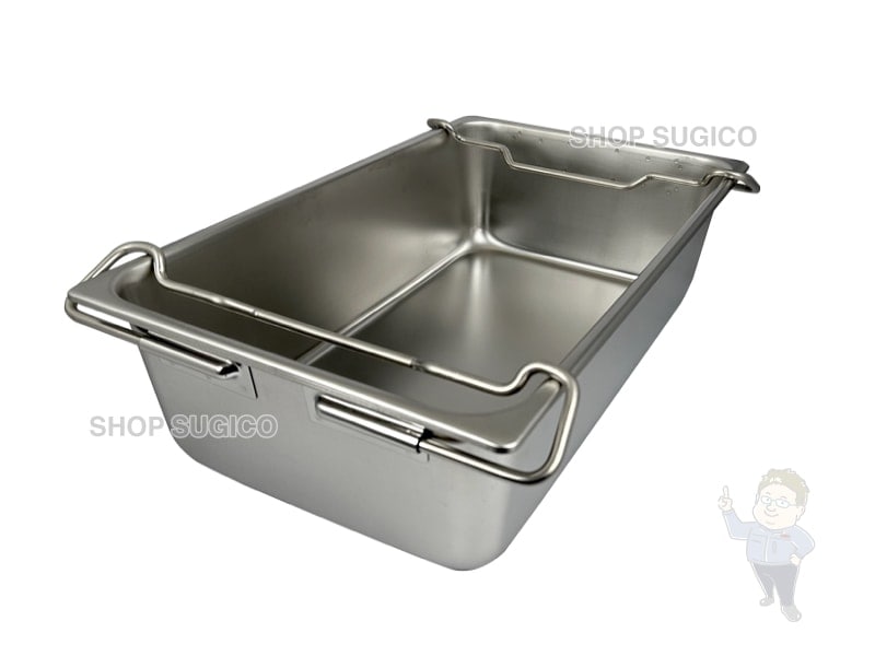HACCP】18-8 給食バット 1/1サイズ 積み重ねハンドル 深さ150mm SH