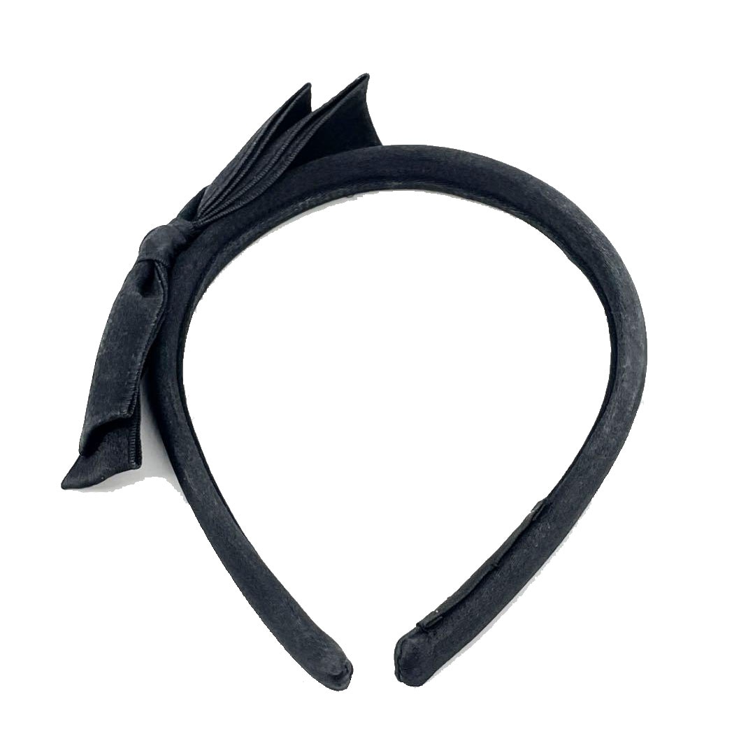 CHANEL シャネル カチューシャ リボン サテン ブラック | 小物,ヘア