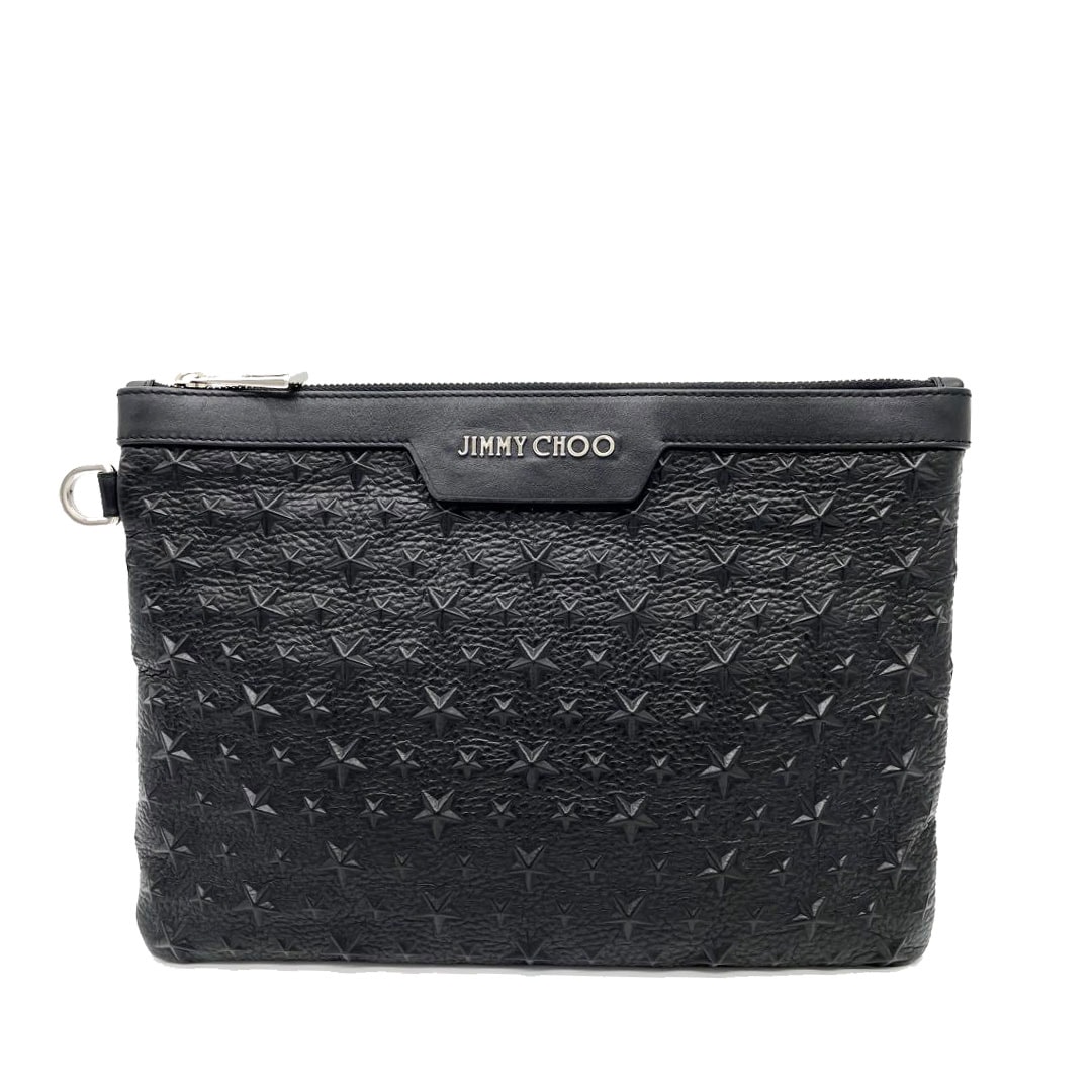 JIMMY CHOO ジミーチュウ CANDY グリッタークラッチバッグ チェーン